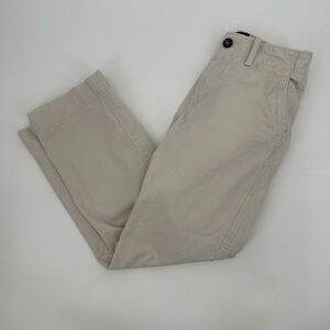 American Eagle Khakis Pants Men's 29x30 Beige Relaxed Fit Double Stitch Mid Rise